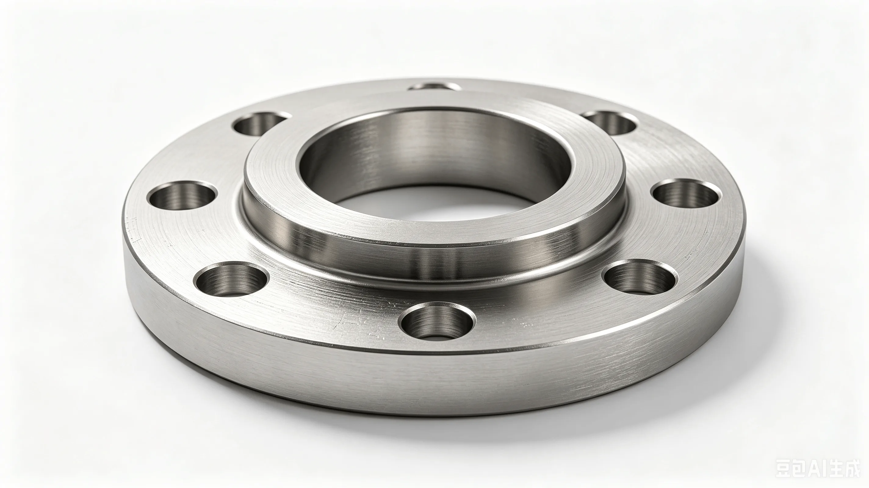 Titanium Blind Flange (ASME B16.5) — Grade 2 CP-Ti Product Rendering