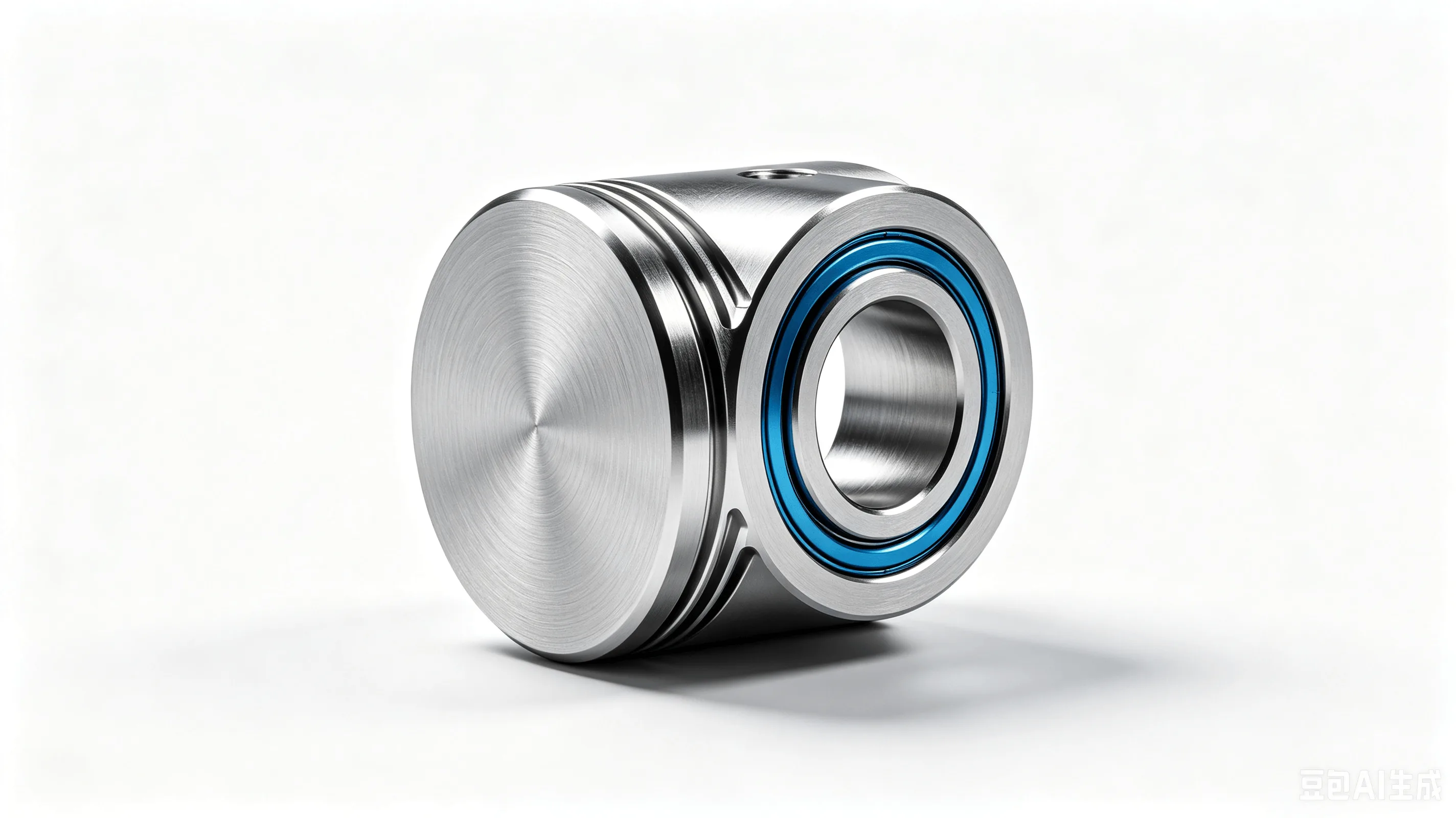 Titanium Brake Caliper Piston Insert — Grade 5 Ti-6Al-4V Product Rendering