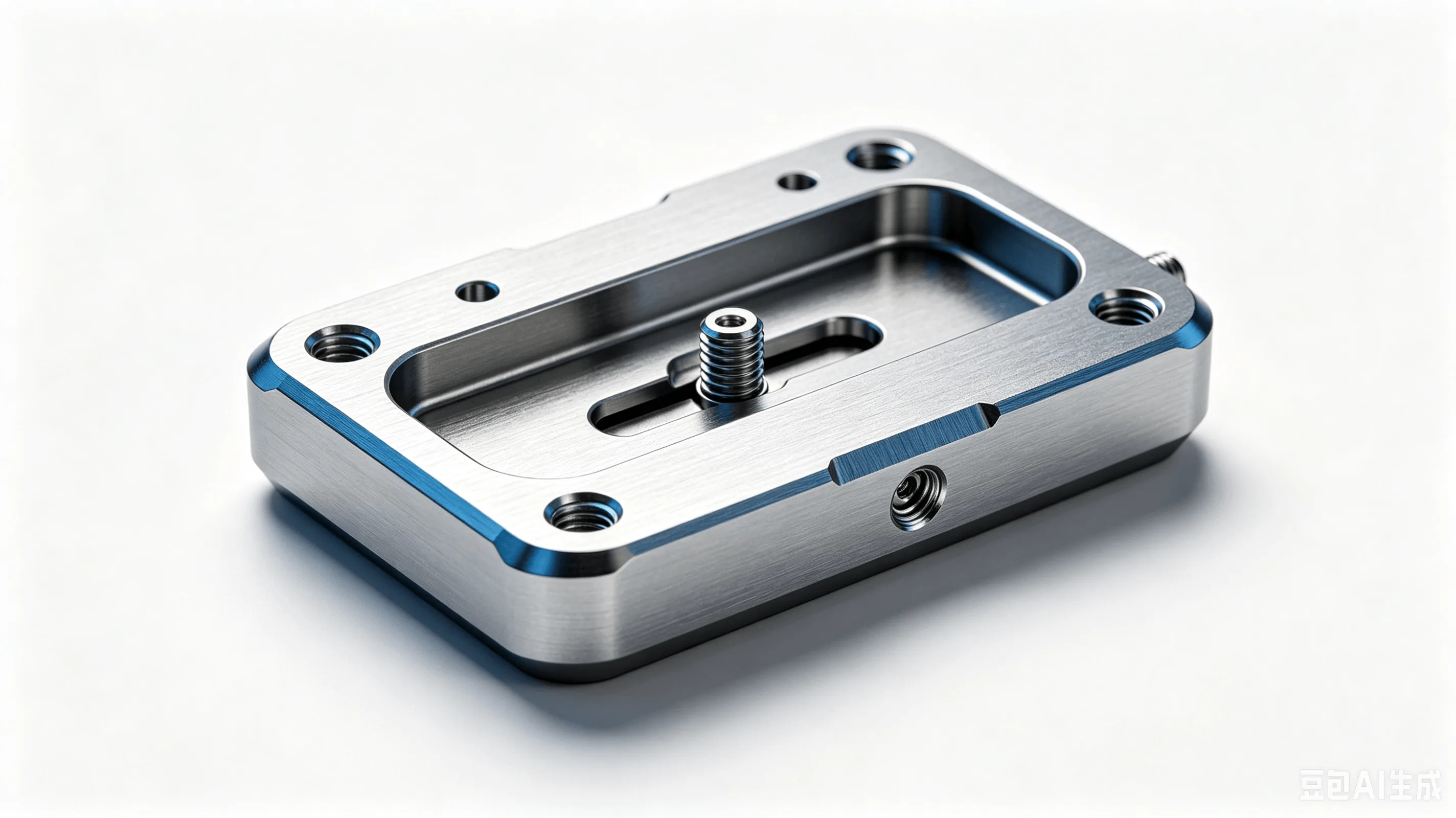 Titanium Camera Hot Shoe Mount — Grade 5 Ti-6Al-4V Product Rendering