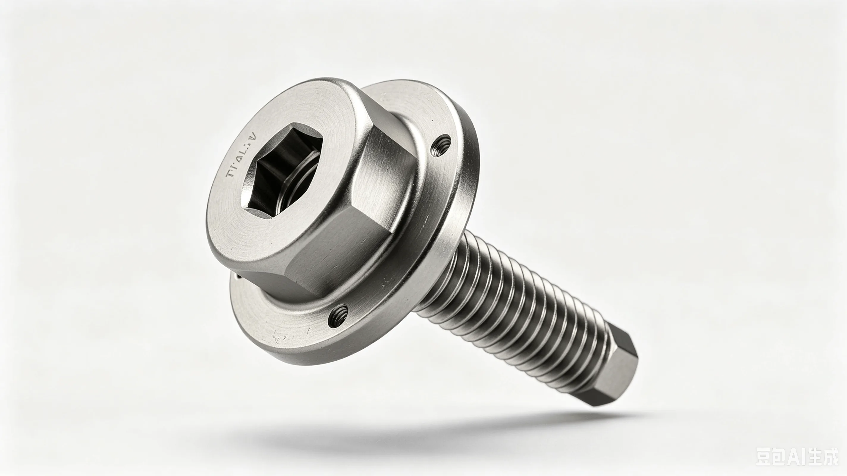 Titanium Headset Top Cap Screw — Grade 5 Ti-6Al-4V Product Rendering