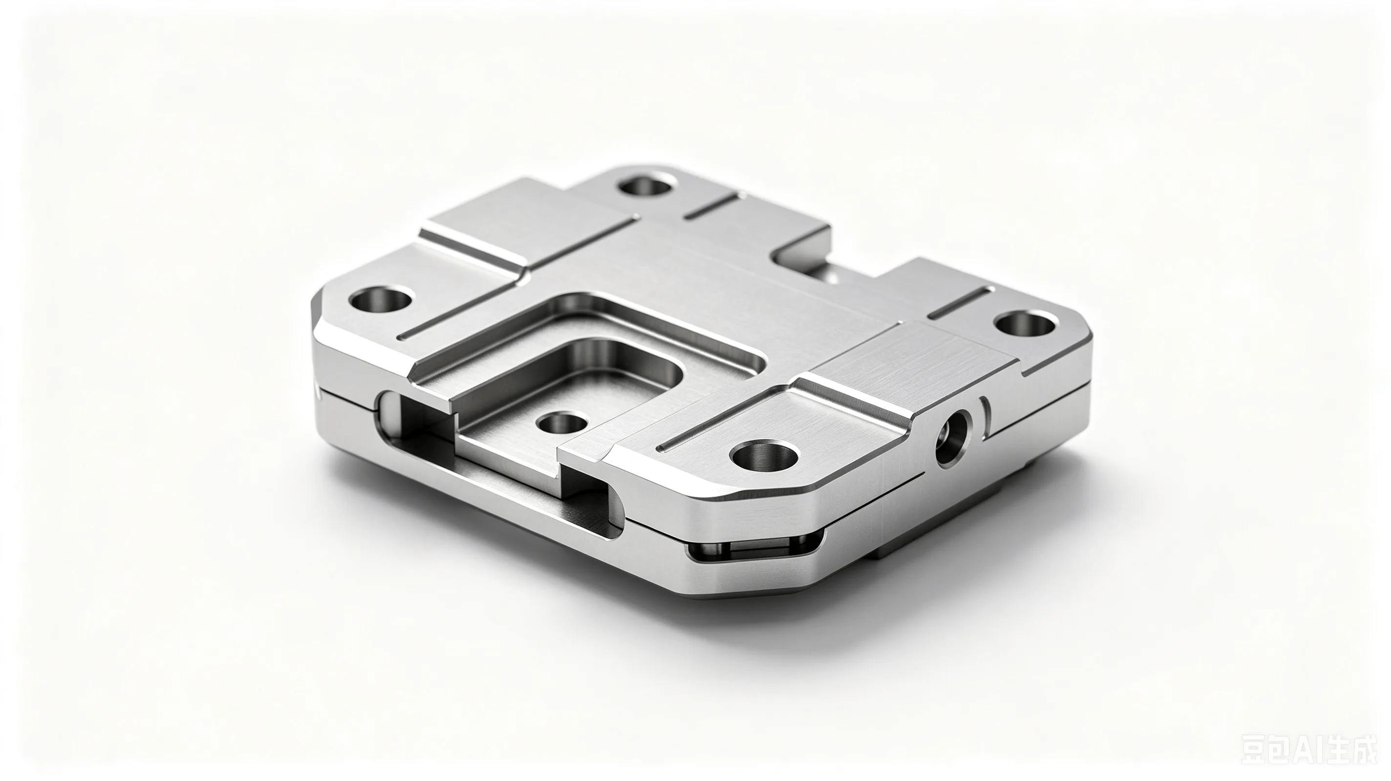 Titanium Wafer Handling End-Effector — Grade 5 Ti-6Al-4V Product Rendering